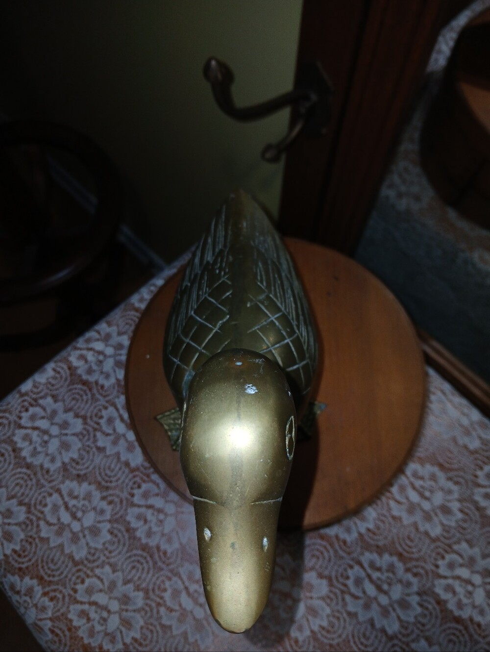 Vintage Brass Duck Decoy Figurine - Picture 6 of 10